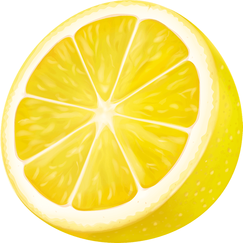 A Sliced Lemon Wedge