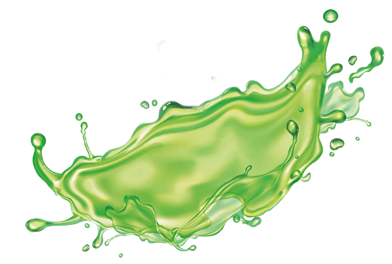 Lime Green Water Splash