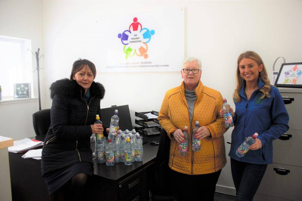 3 women with Macb water