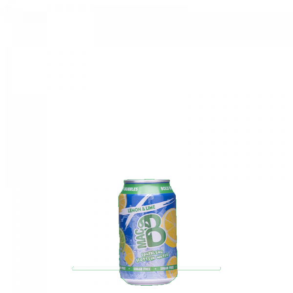 Macb-can-cutout-lemon A can of Macb sparkling spring water lemon & lime flavour