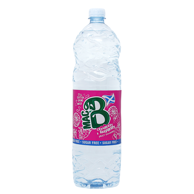 1.5l Macb flavoured spring water Cranberry & Raspberry